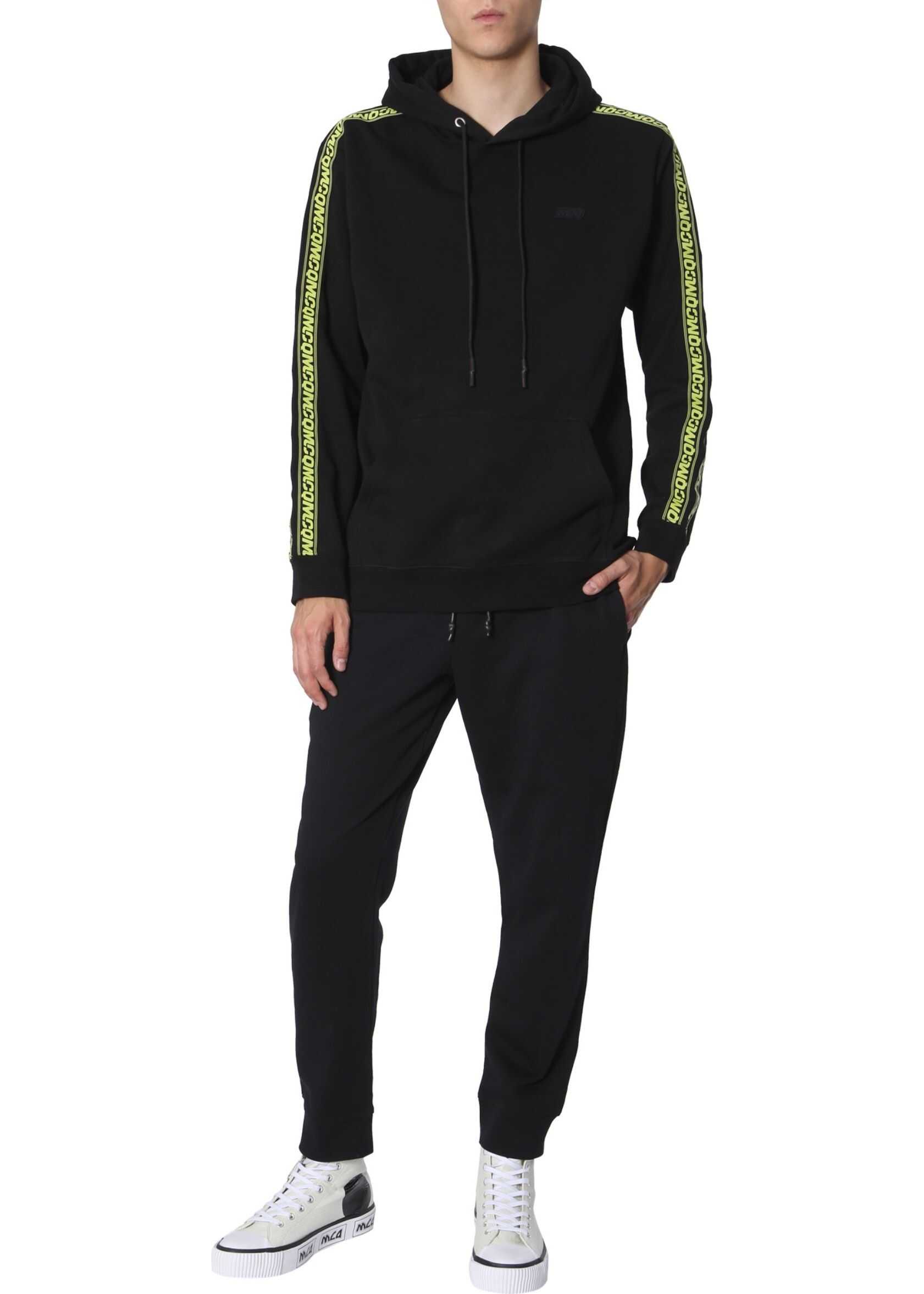 Bluza MCQ Alexander McQueen Hooded Sweatshirt BLACK
