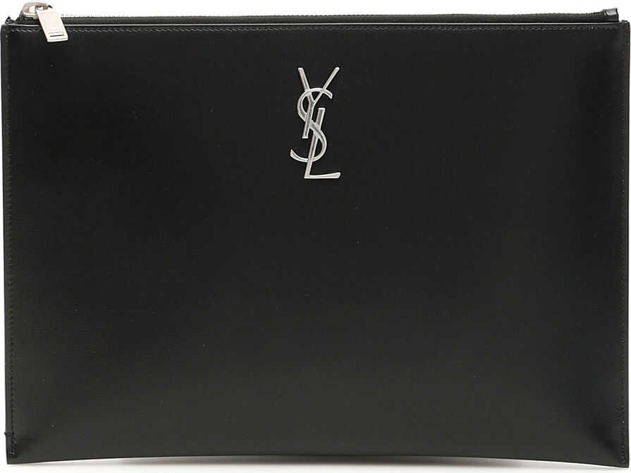 Saint Laurent Monogram Ipad Case NERO