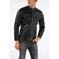 Geci de piele Leather L-QUAD Jacket Barbati