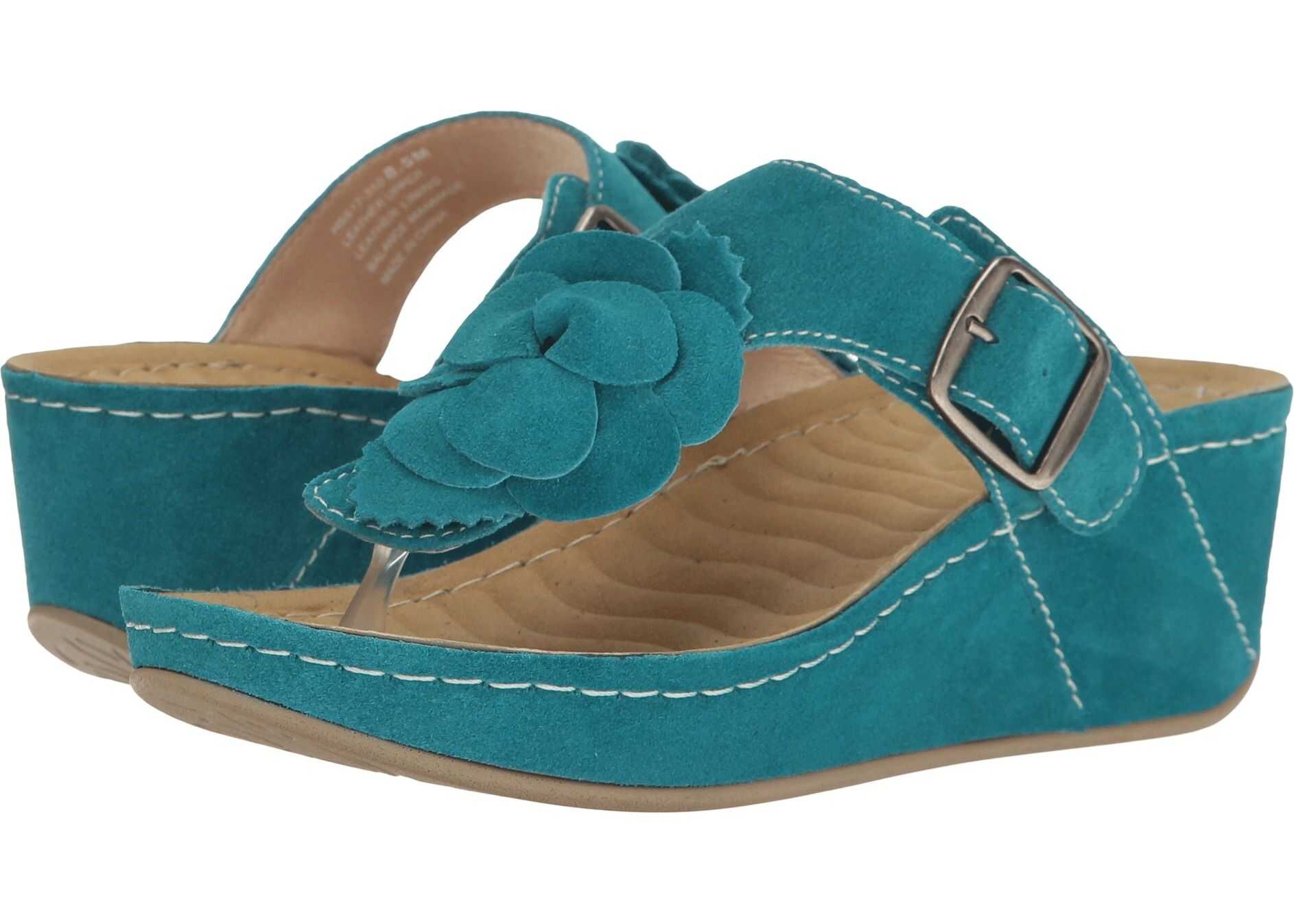 David Tate Spring Teal Suede