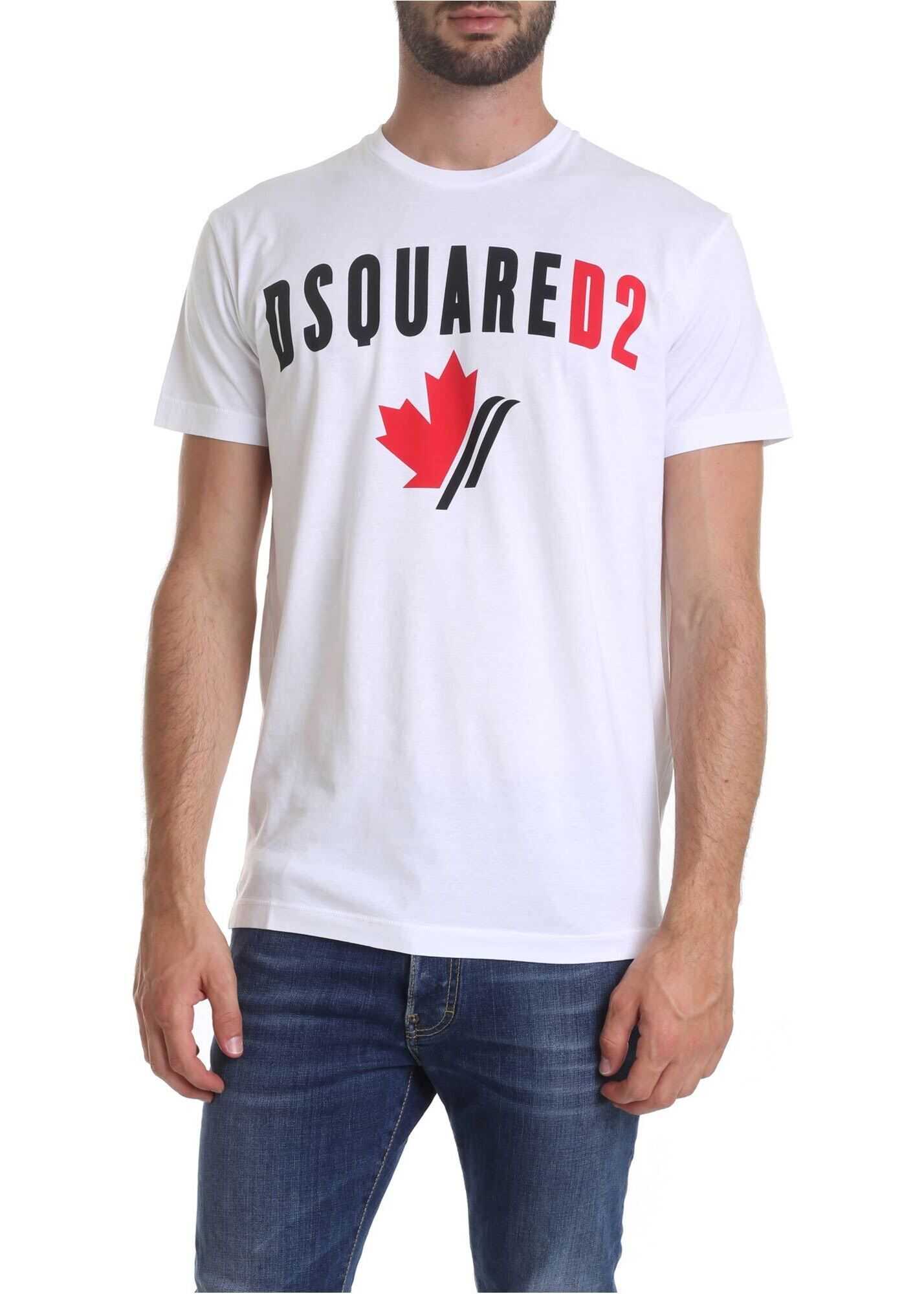 DSQUARED2 Dsquared2 Printed T-Shirt In White White