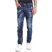 Blugi drepti Skater Jeans In Dark Blue Barbati