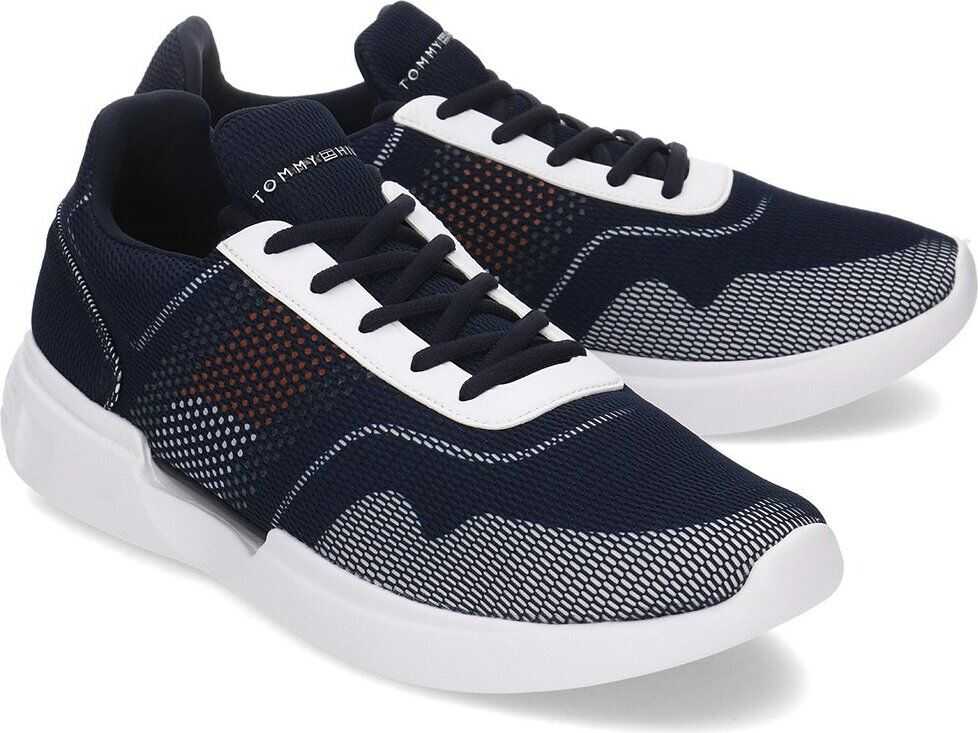 Tommy Hilfiger Corporate Underlay Runner* Granatowy