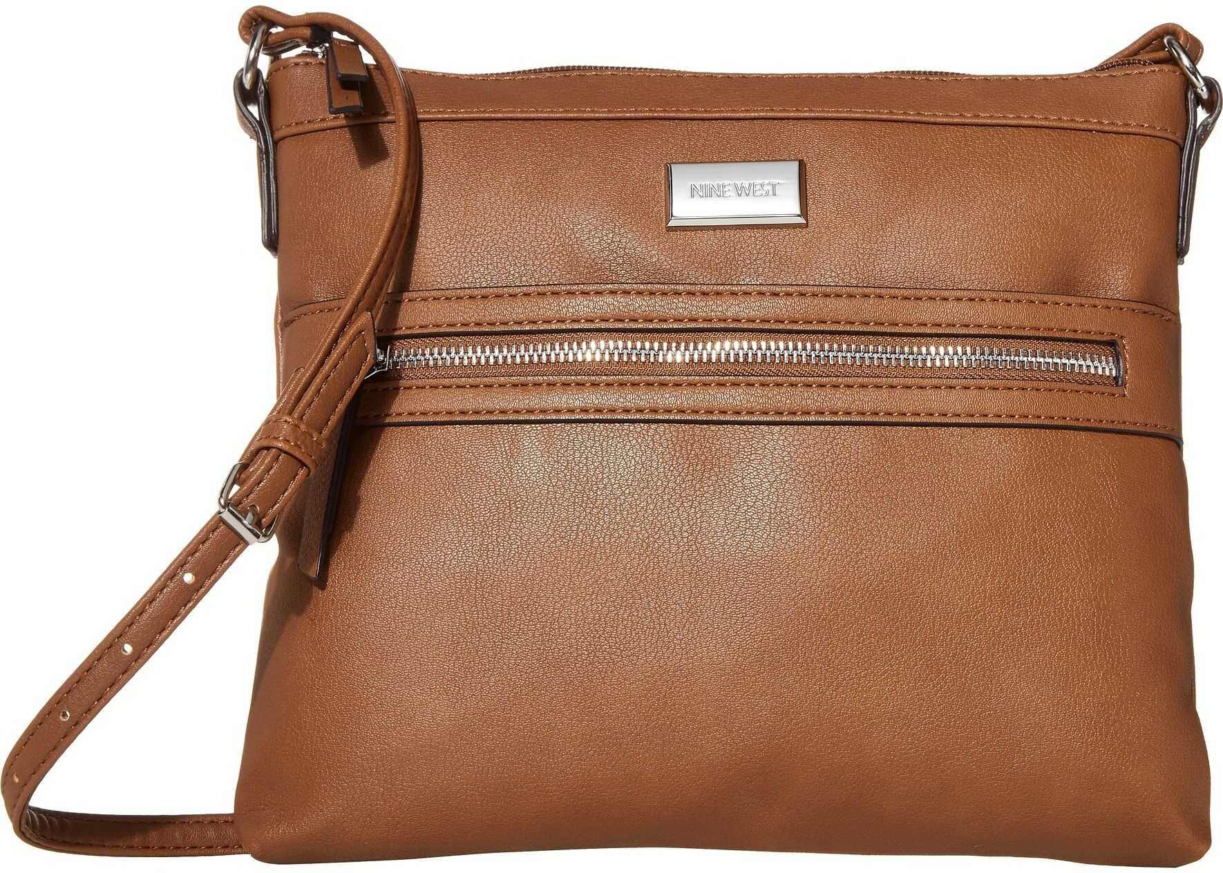 Nine West Coralia Sure Springs Crossbody Bourbon