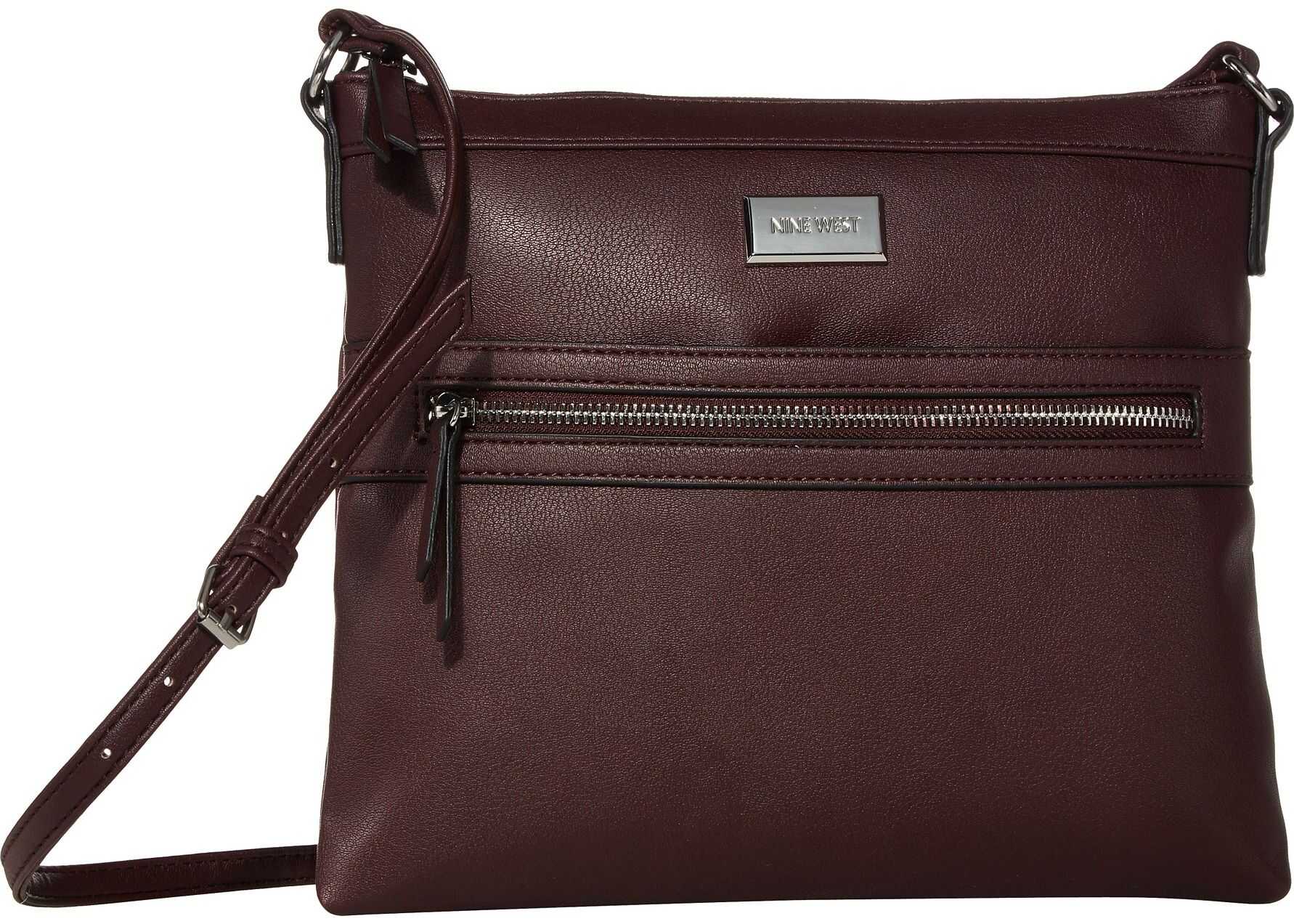 Nine West Coralia Sure Springs Crossbody Dark Garnet