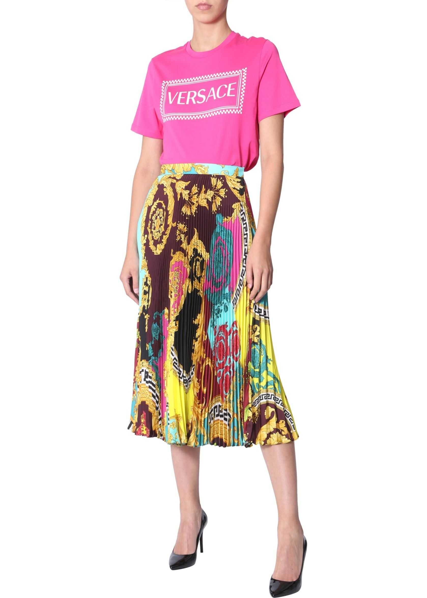 Versace T-Shirt With 90S Logo PINK