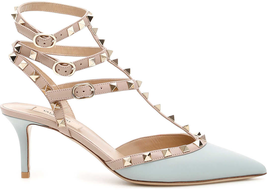 Valentino Garavani Rockstud Slingbacks CELADON POUDRE