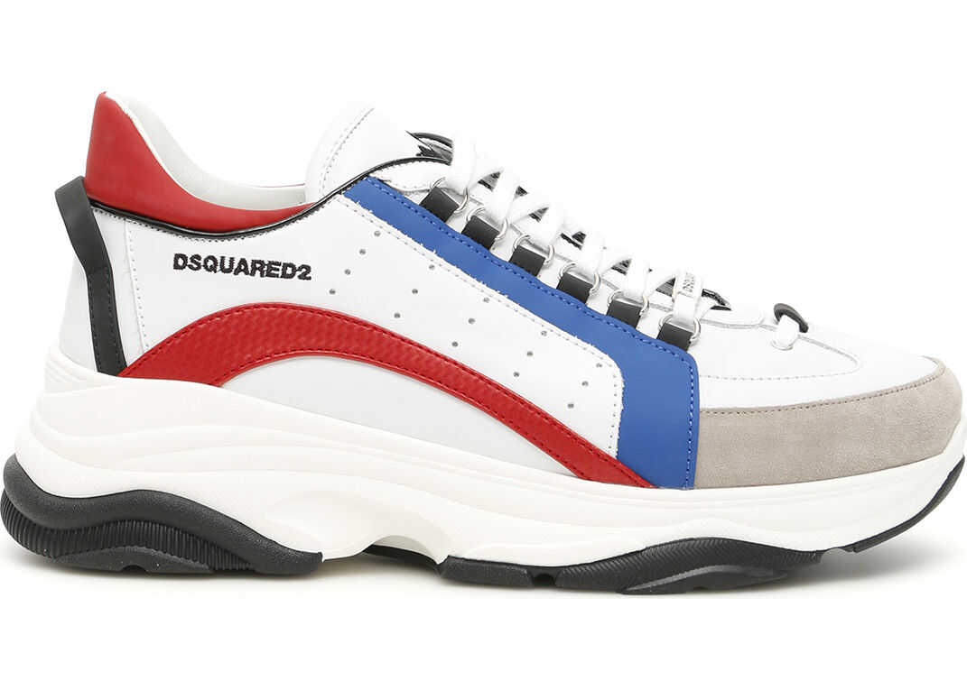 DSQUARED2 Bumpy 551 Sneakers BLUE WHITE RED