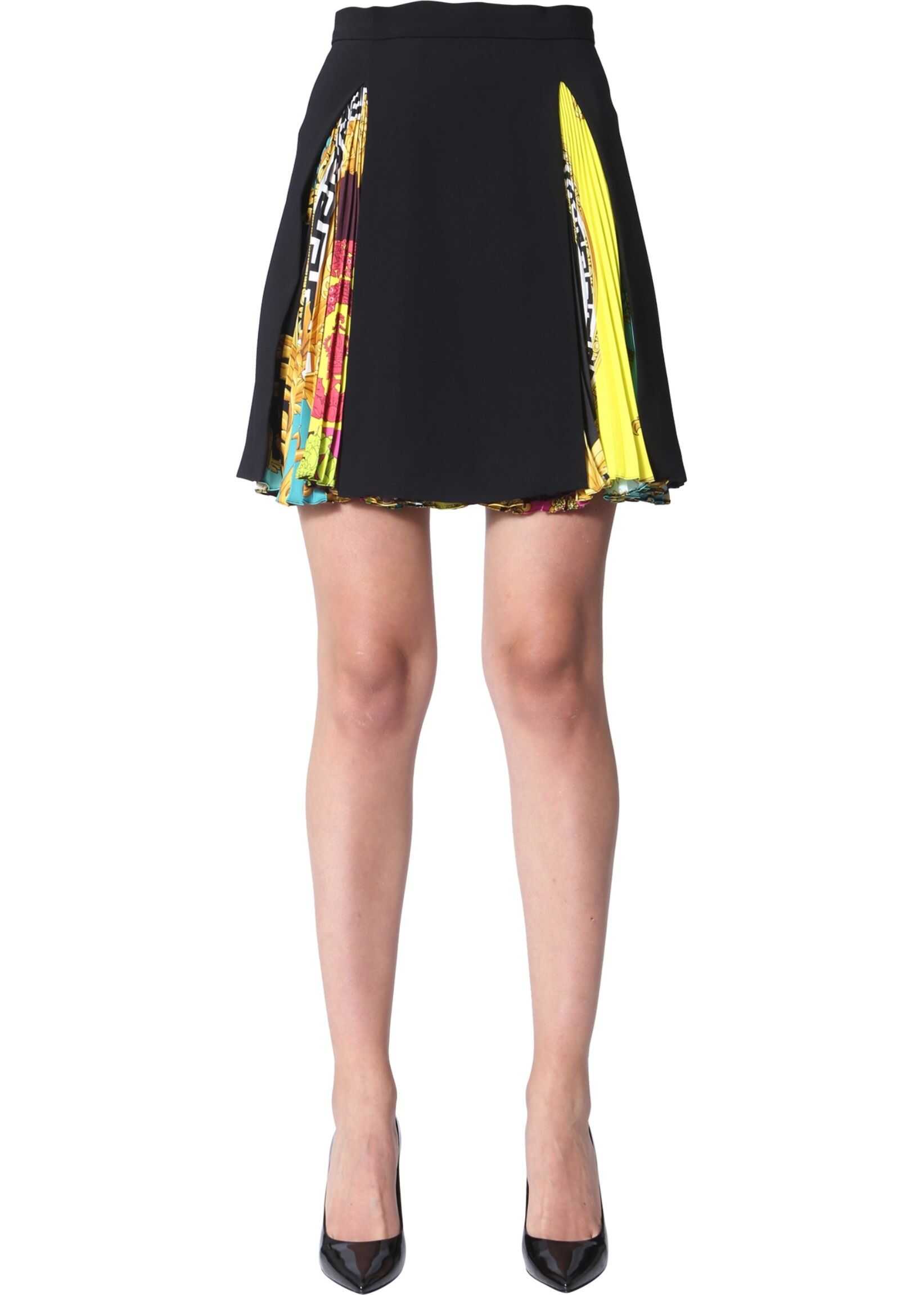 Versace Pleated Skirt MULTICOLOUR