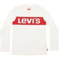 Tricouri Long Sleeve T-Shirt In White With Levi's Print Baieti