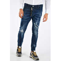Blugi slim fit DSQUARED2 16cm Printed TIDY BIKER Jeans