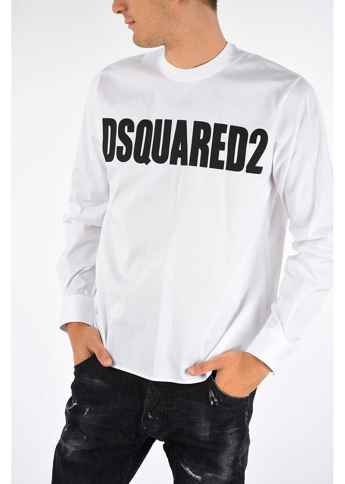 DSQUARED2 Printed T-shirt WHITE