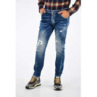 Blugi slim fit DSQUARED2 18cm Distressed SEXY TWIST Jeans