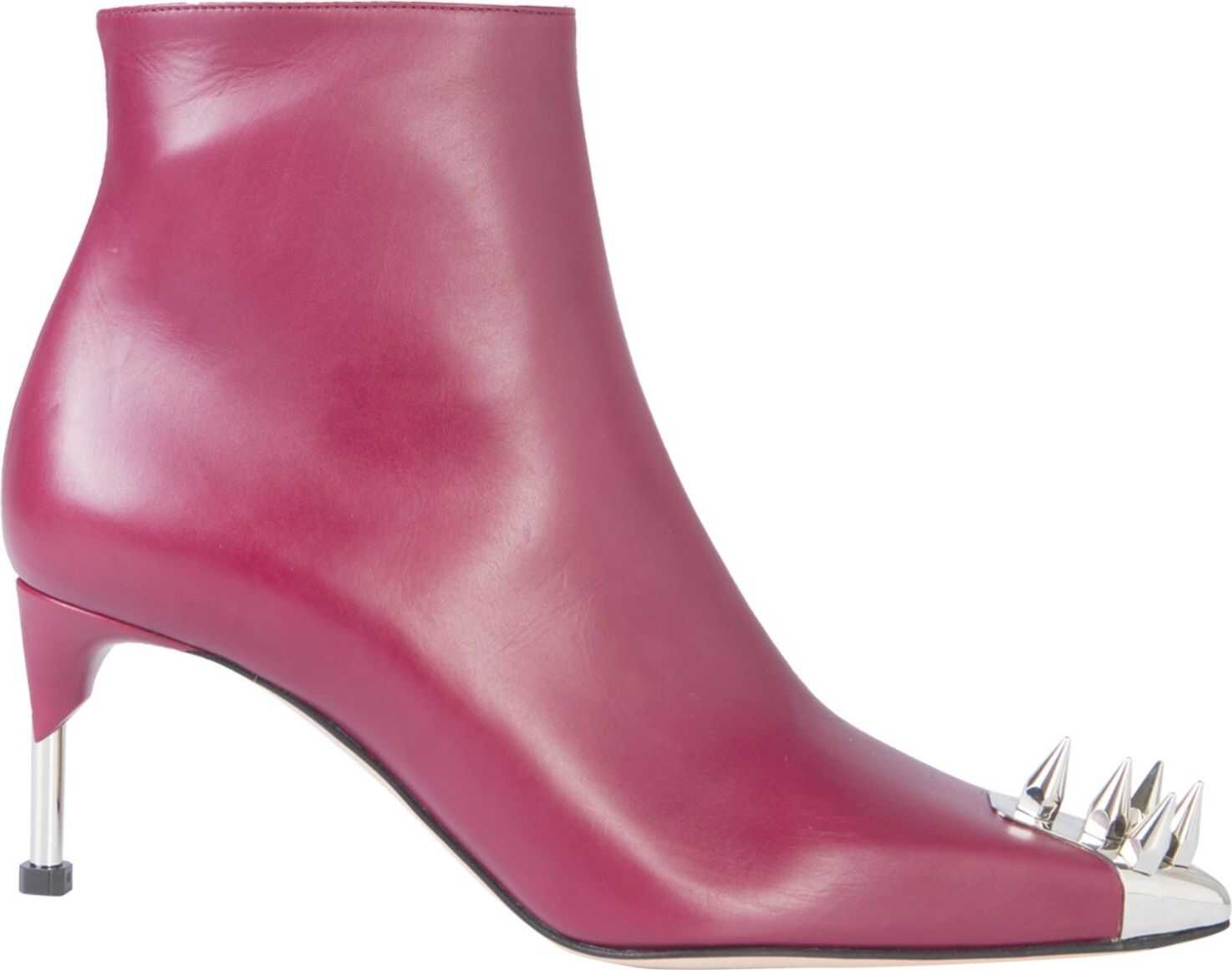 Cizma Alexander McQueen Boot With Punk Studs BLACK
