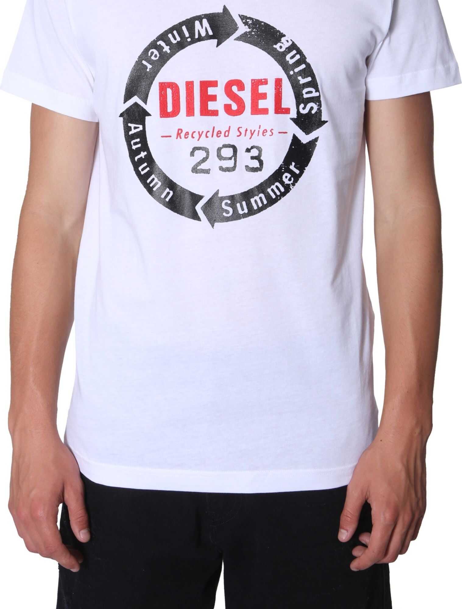 Diesel T-Diego-C1 T-Shirt WHITE