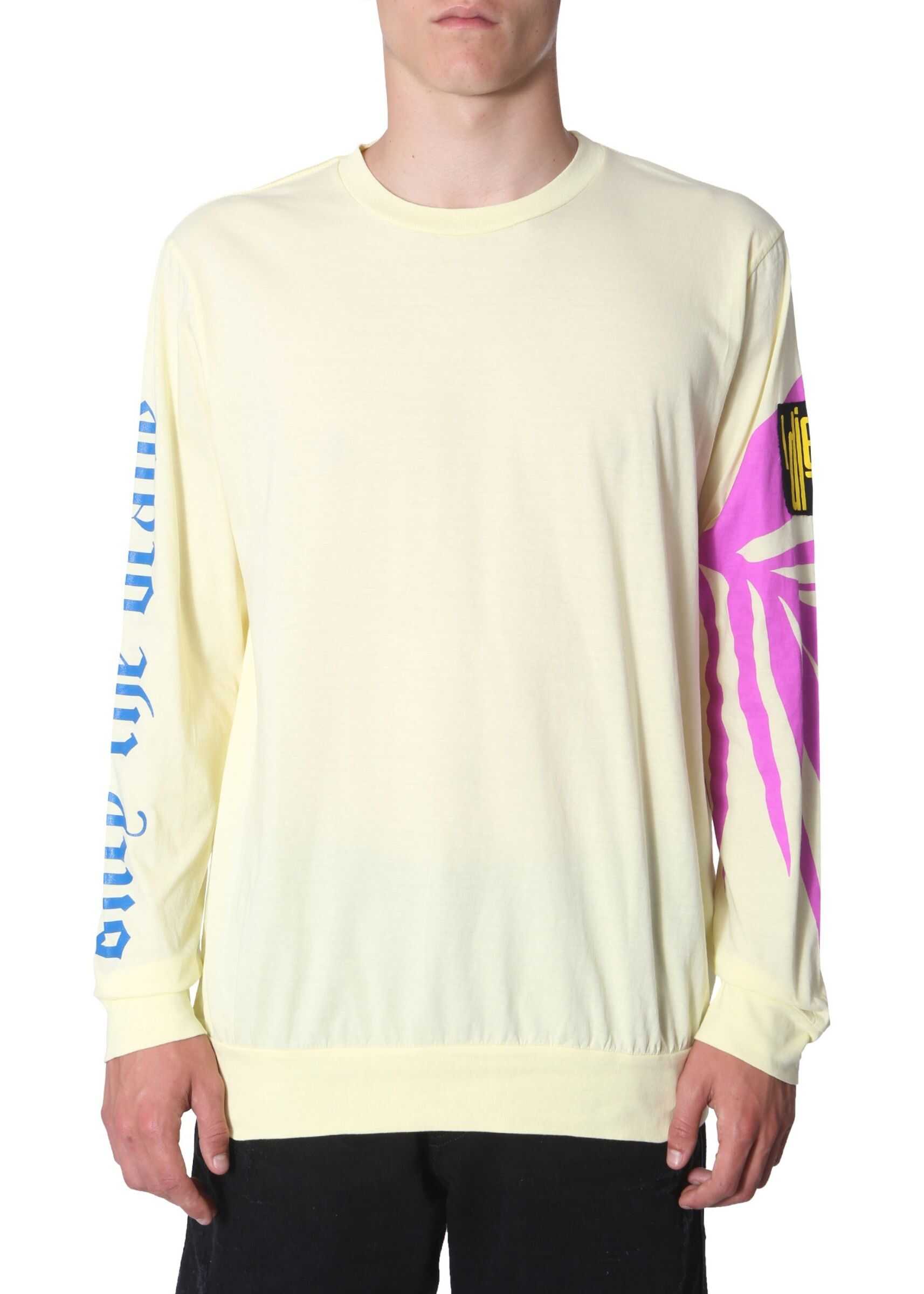 Diesel T-Just-Ls-Rib T-Shirt YELLOW
