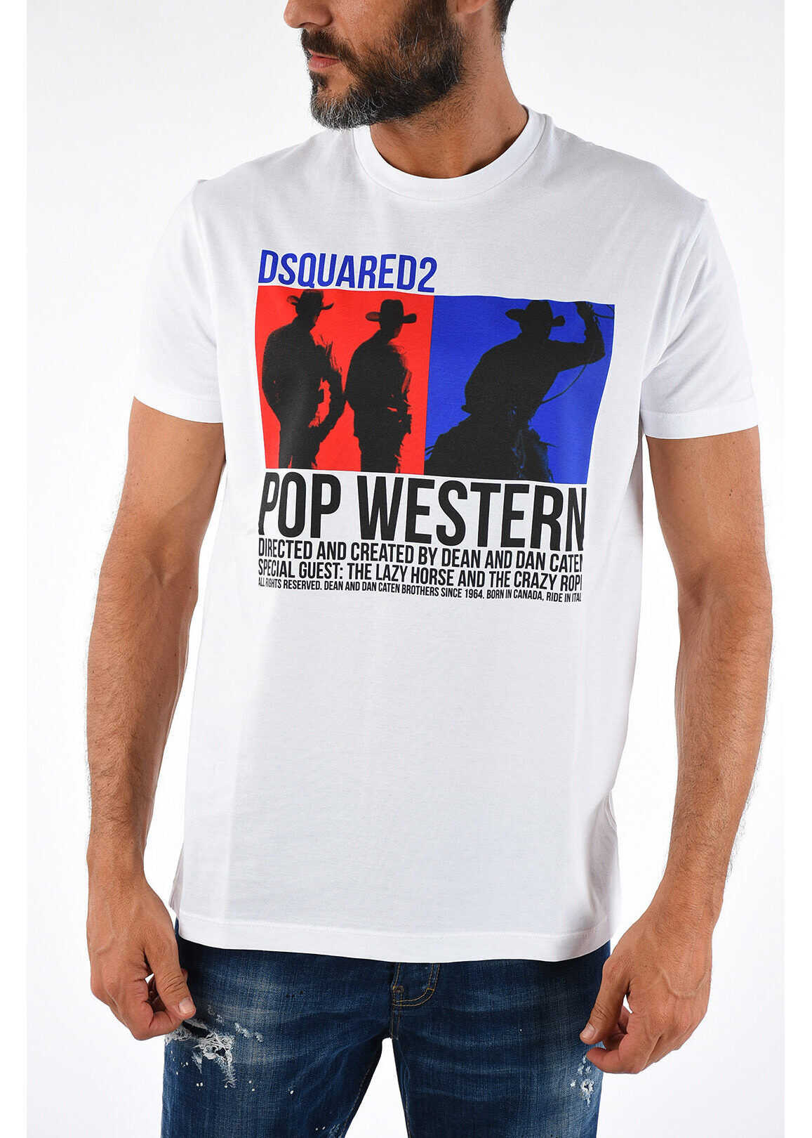 DSQUARED2 Printed COOL FIT T-shirt WHITE