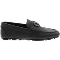 Mocasini Valentino Garavani Go Logo Driving Loafers In Black