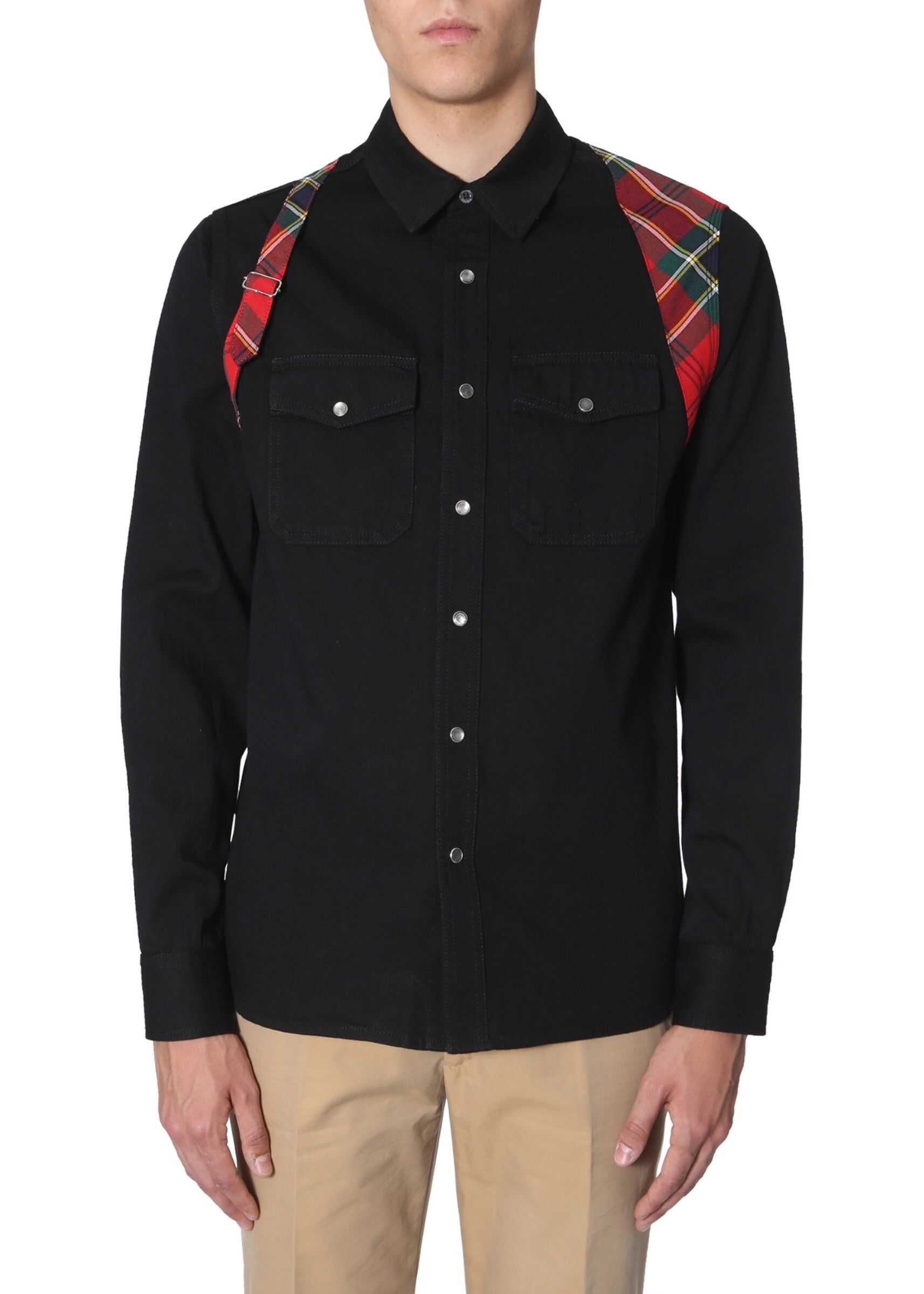 Alexander McQueen Harness Shirt BLACK