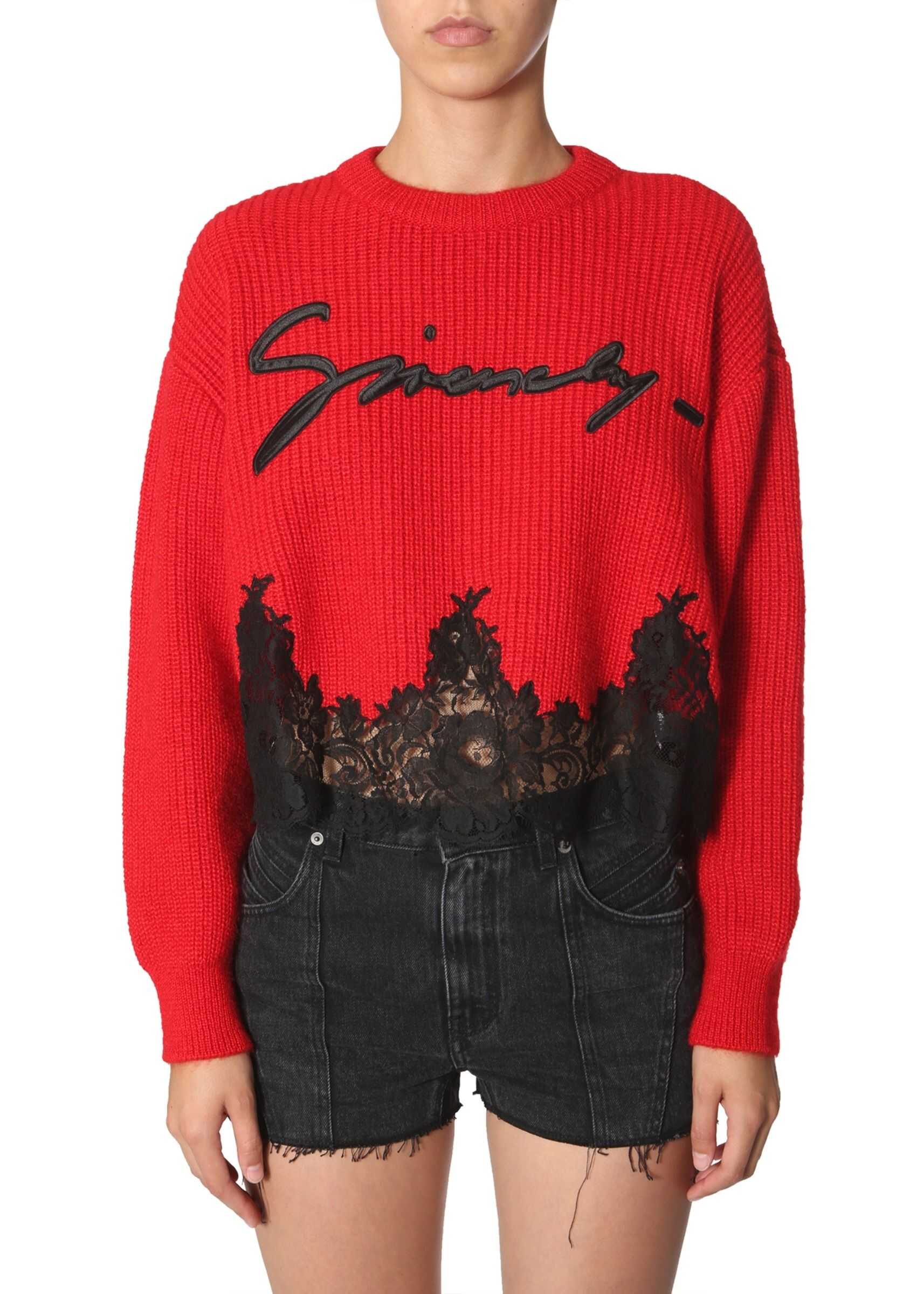 Givenchy Crew Neck Knit RED
