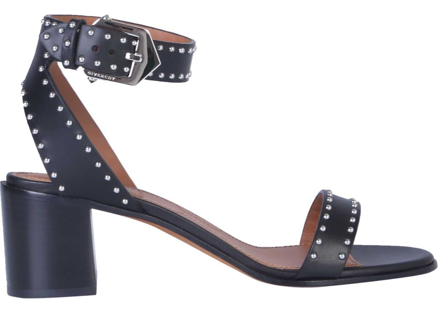 Givenchy Elegant Sandal With Buckle And Studs BLACK
