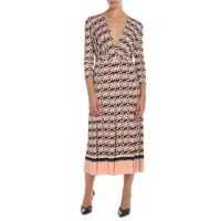 Rochii lungi Monogram Dress In Old Pink Femei