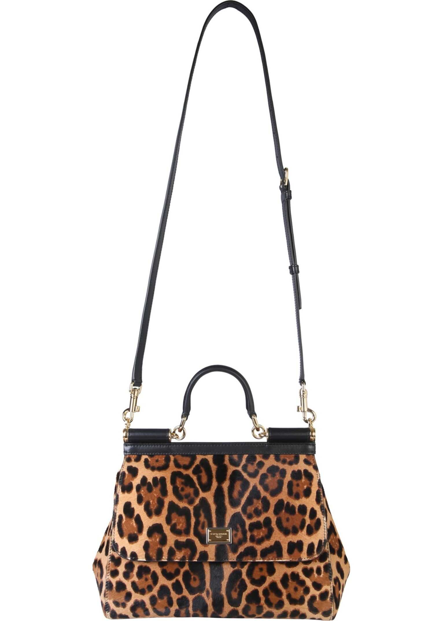 Dolce & Gabbana Medium Sicily Bag ANIMALIER