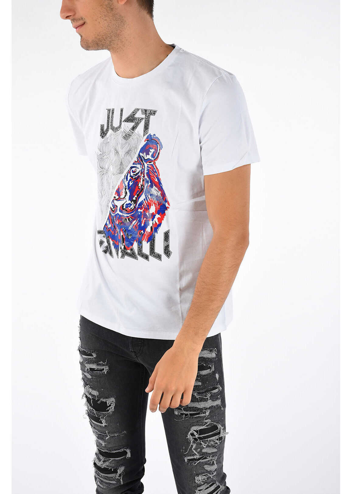 Just Cavalli Printed T-shirt WHITE