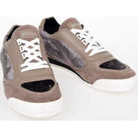 Sneakers Leather and Velvet Low Sneakers Barbati