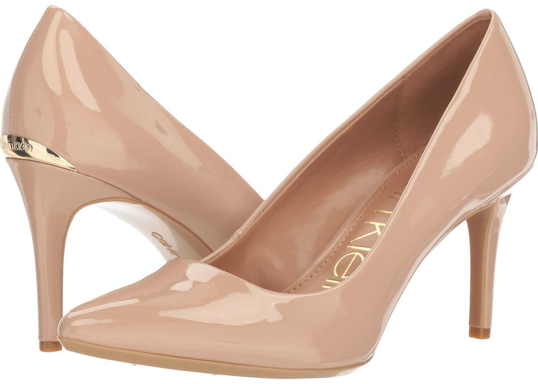 Calvin Klein Kamara Desert Sand Patent Smooth