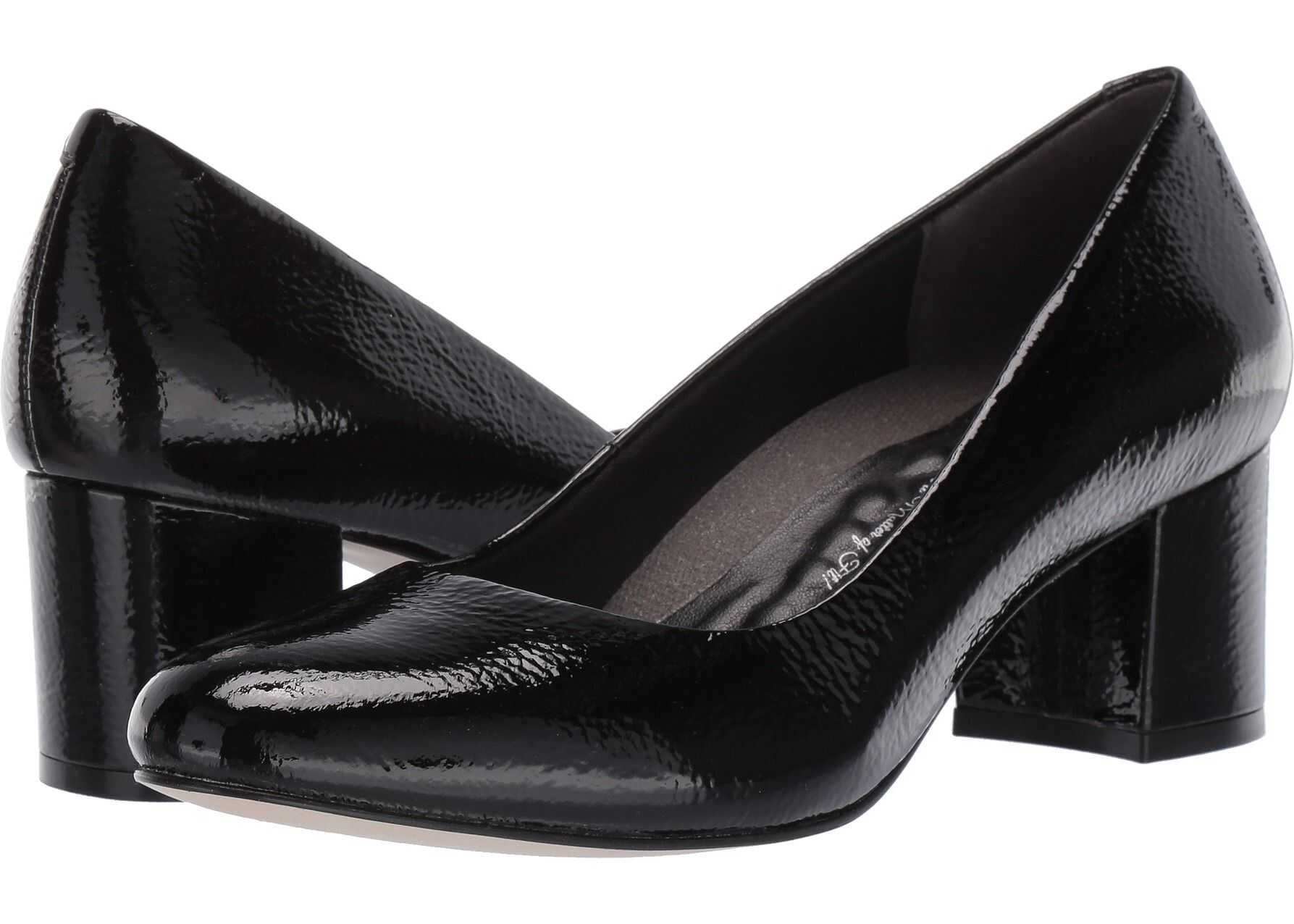 Walking Cradles Jessica Black Tumbled Patent