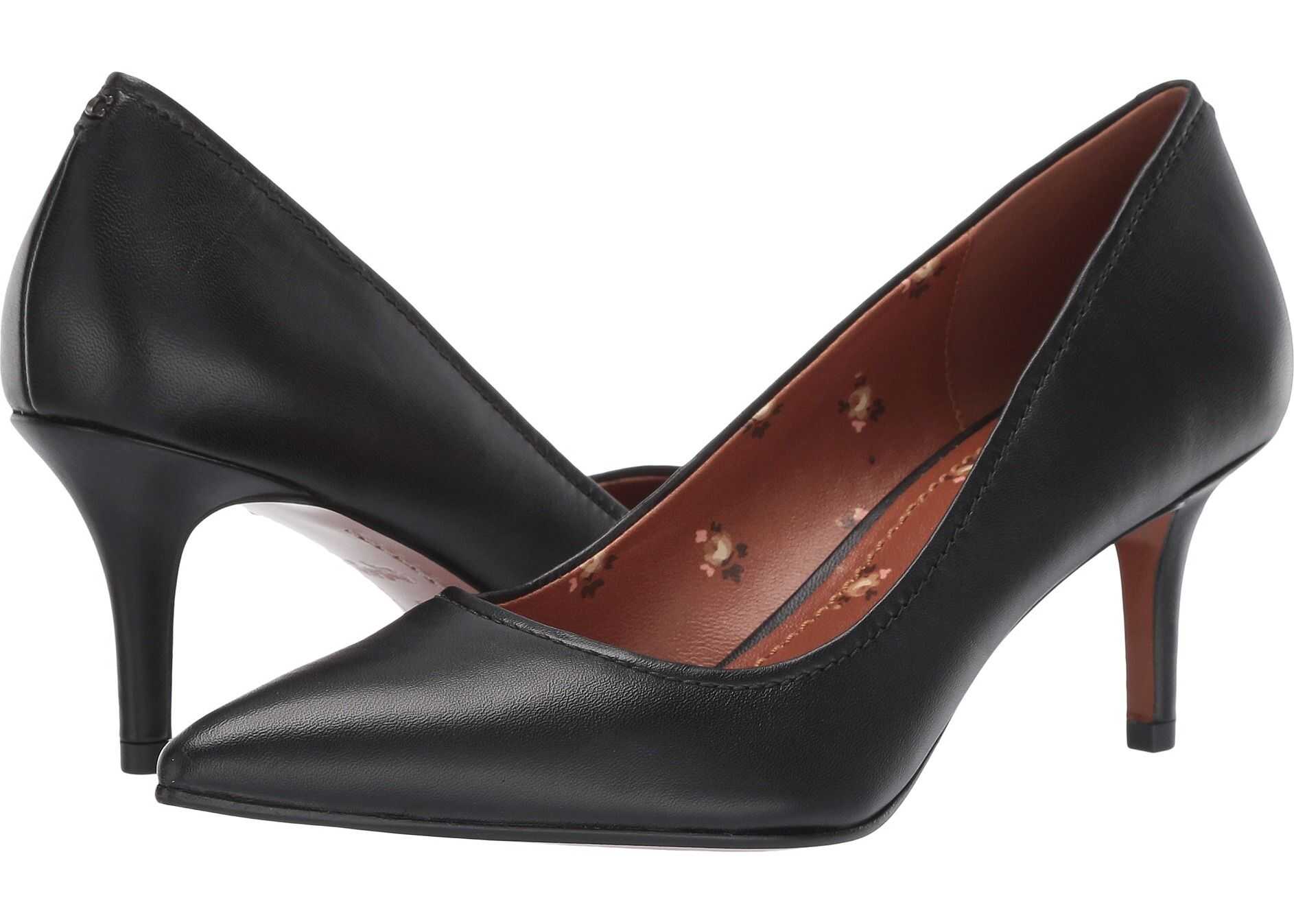 COACH 60 mm Waverly Pump - Leather Black