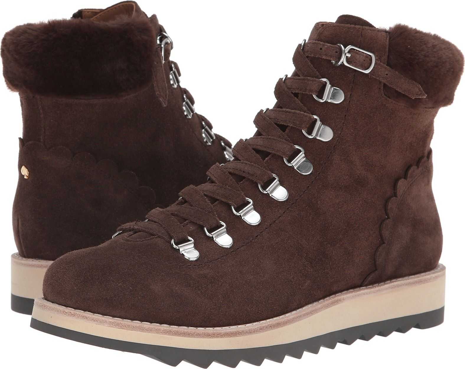 Bocanc Kate Spade New York Maira Dark Chocolate Sport Suede