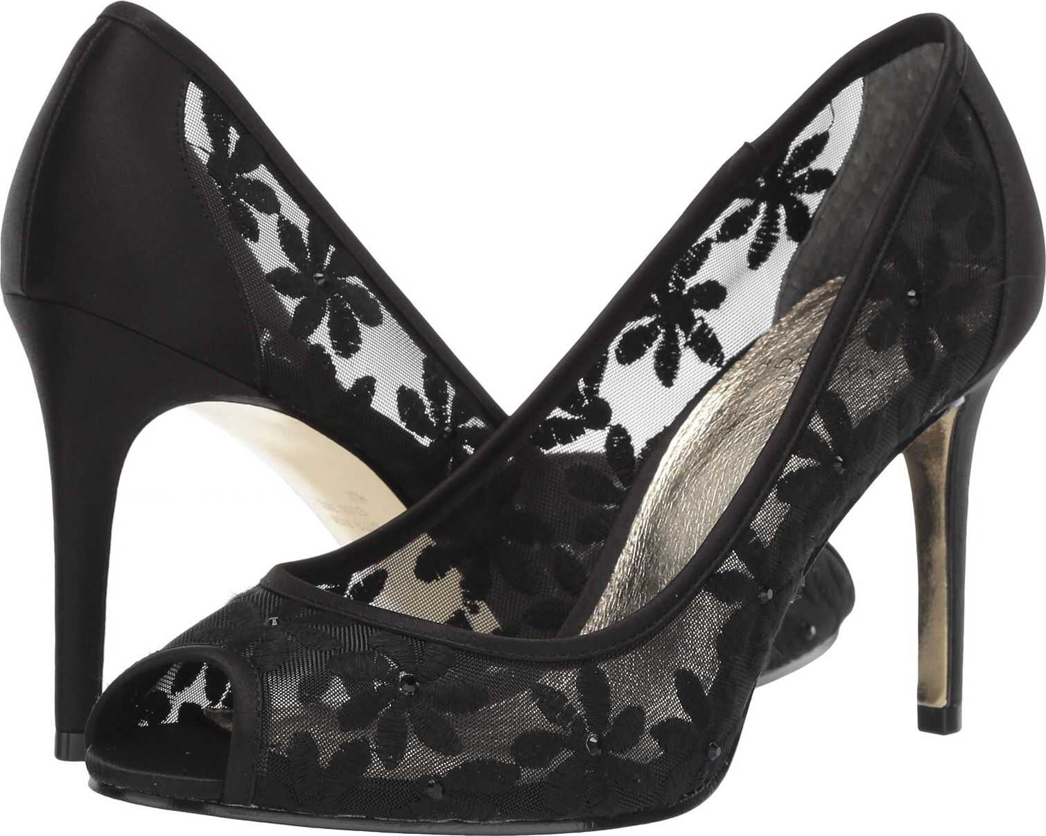 Adrianna Papell Frances Pump Black Mesh