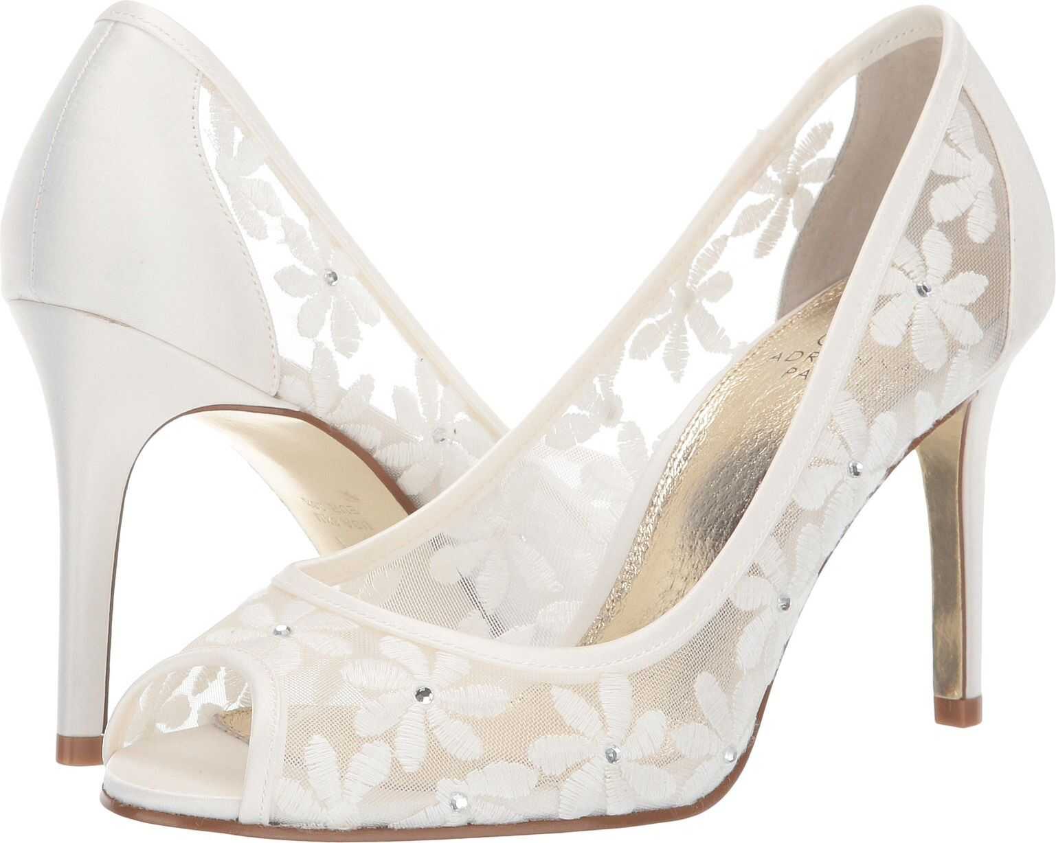 Adrianna Papell Frances Pump Ivory Mesh