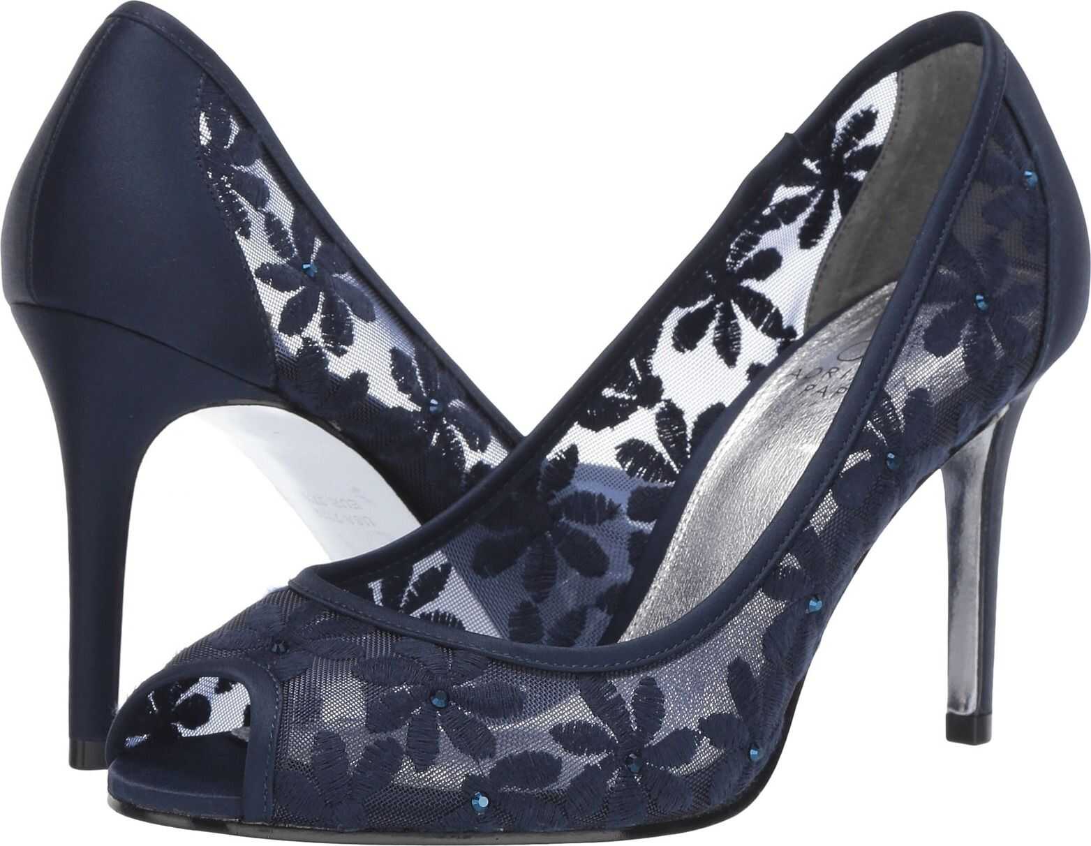 Adrianna Papell Frances Pump Navy Mesh