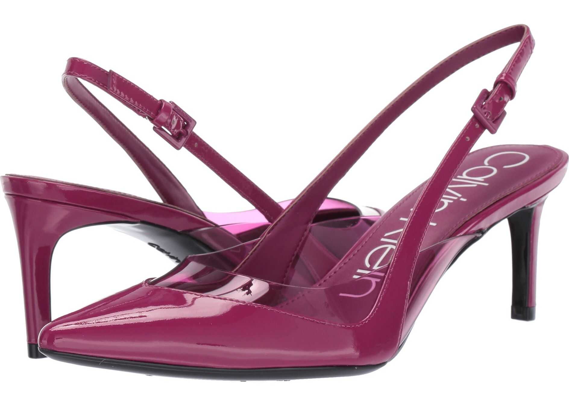 Calvin Klein Rache Magenta Patent/Lucite