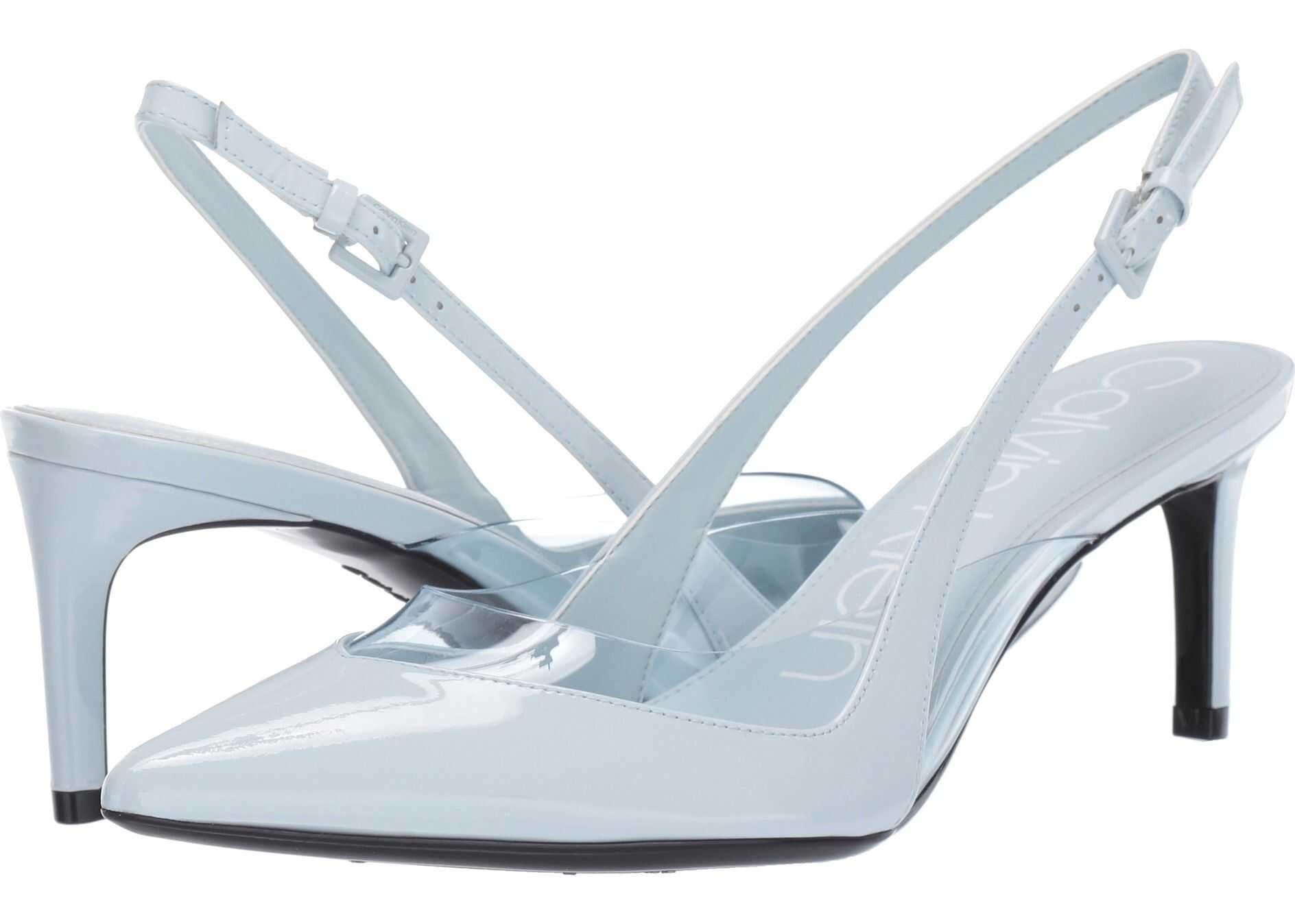Calvin Klein Rache Pastel Blue Patent/Lucite