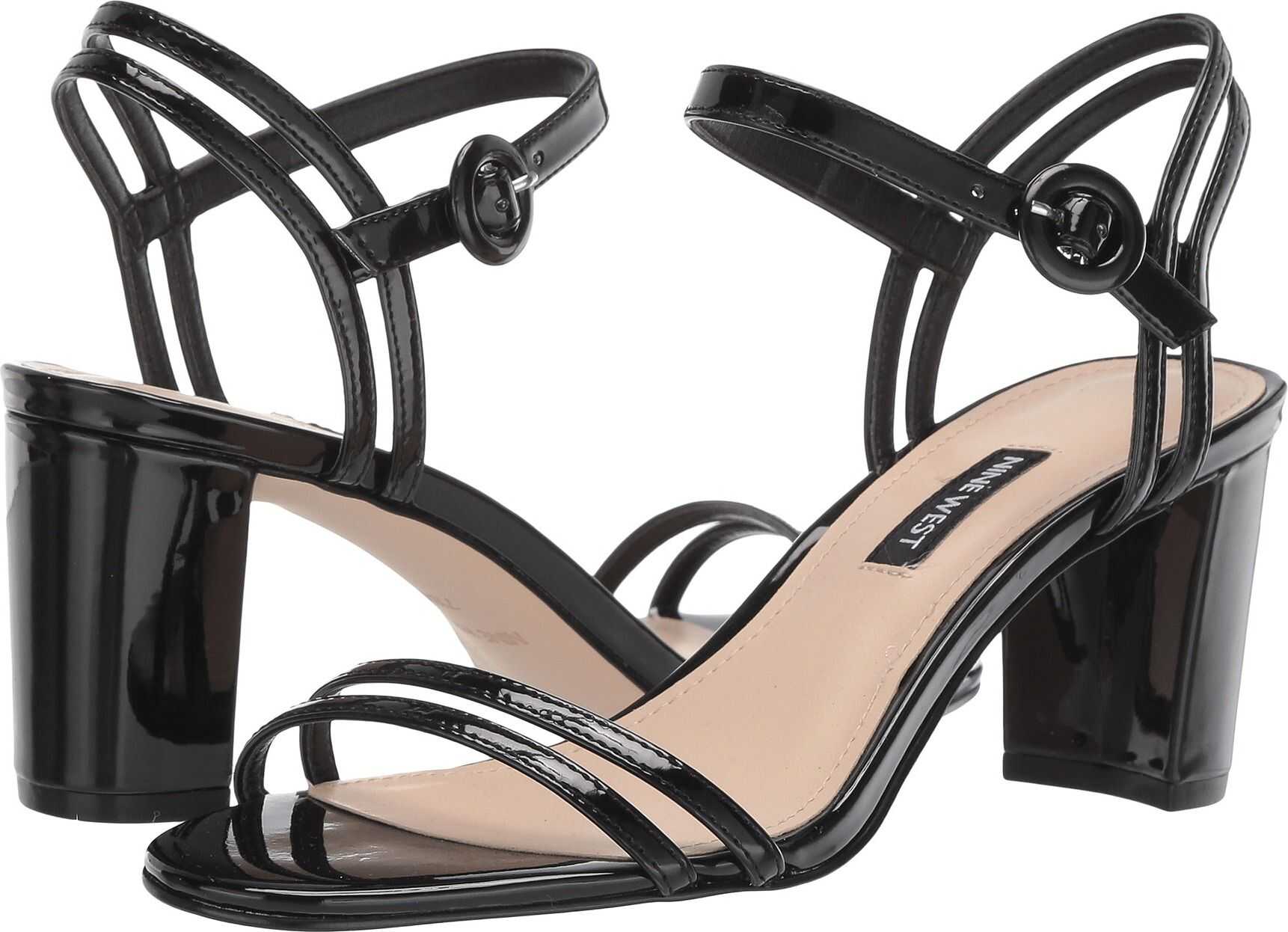 Nine West Piper Heeled Sandal Black 2