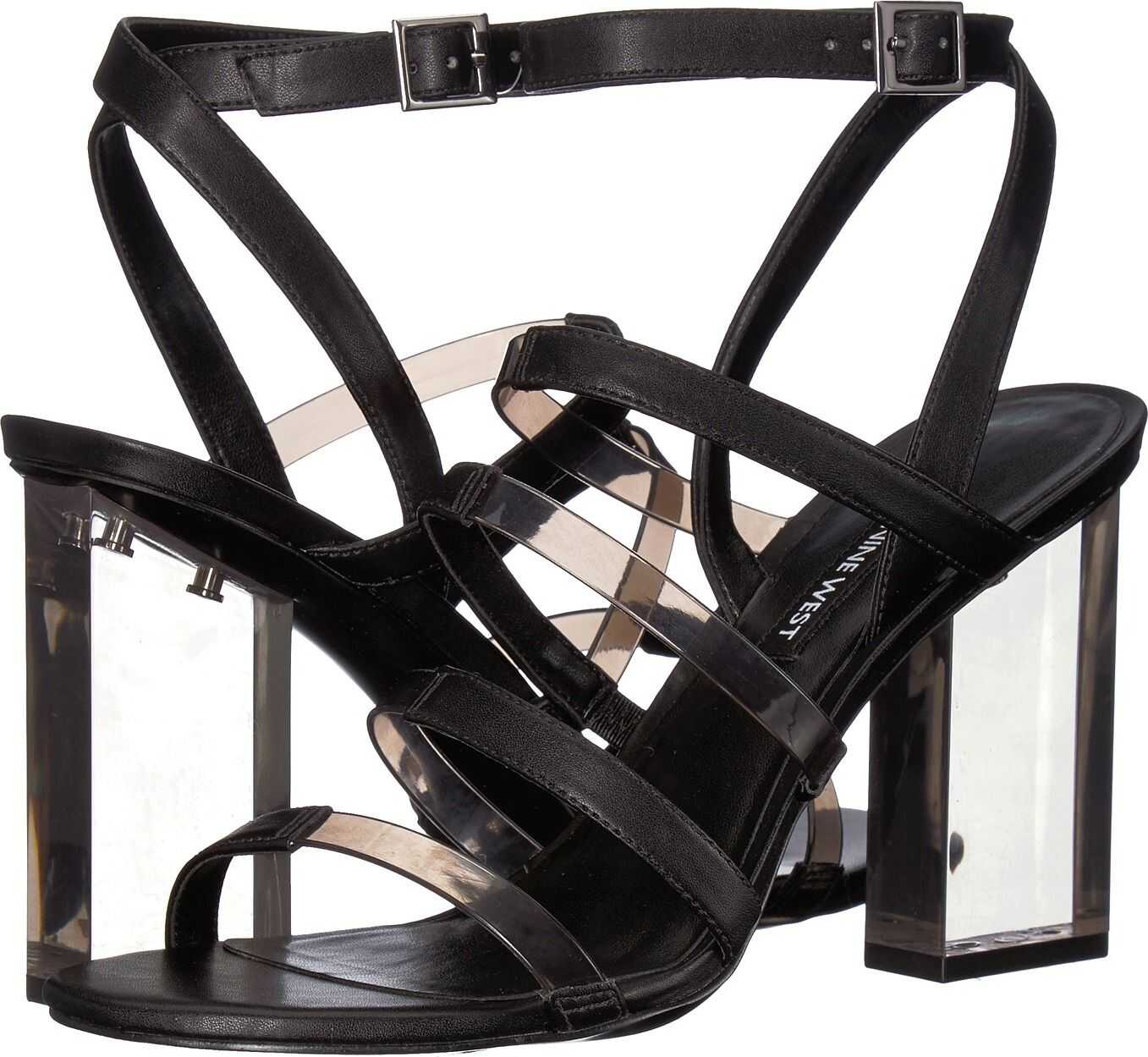 Nine West Fazzani Dark Grey/Black Synthetic