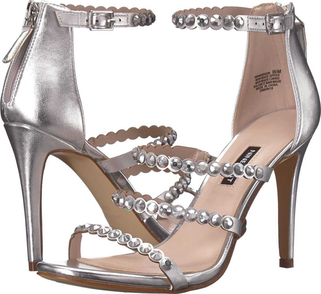 Nine West Vandison Silver Synthetic
