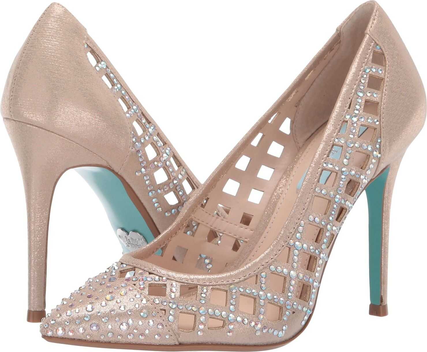 Blue by Betsey Johnson Mella Pump Pale Nude