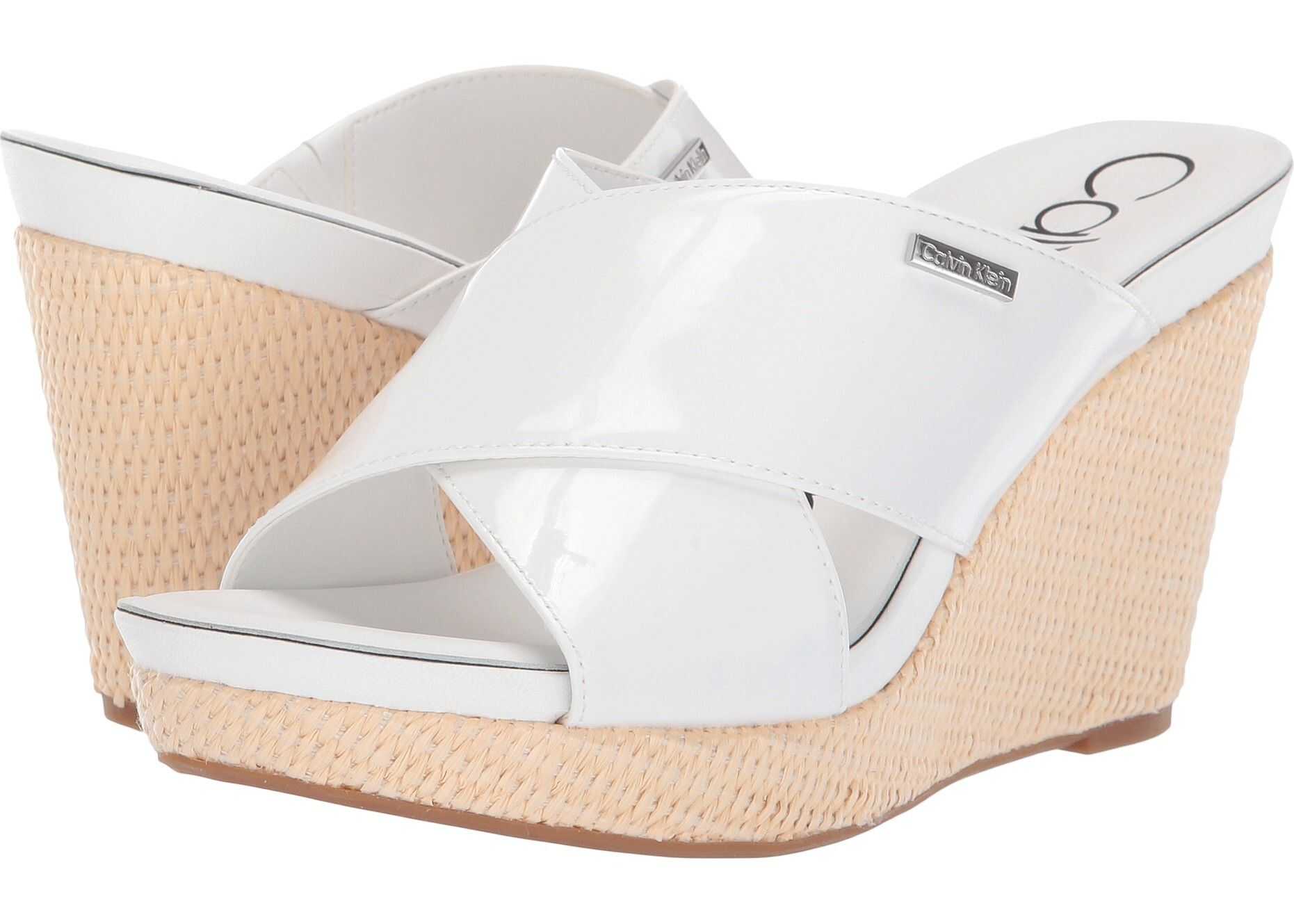 Calvin Klein Jacolyn White Patent