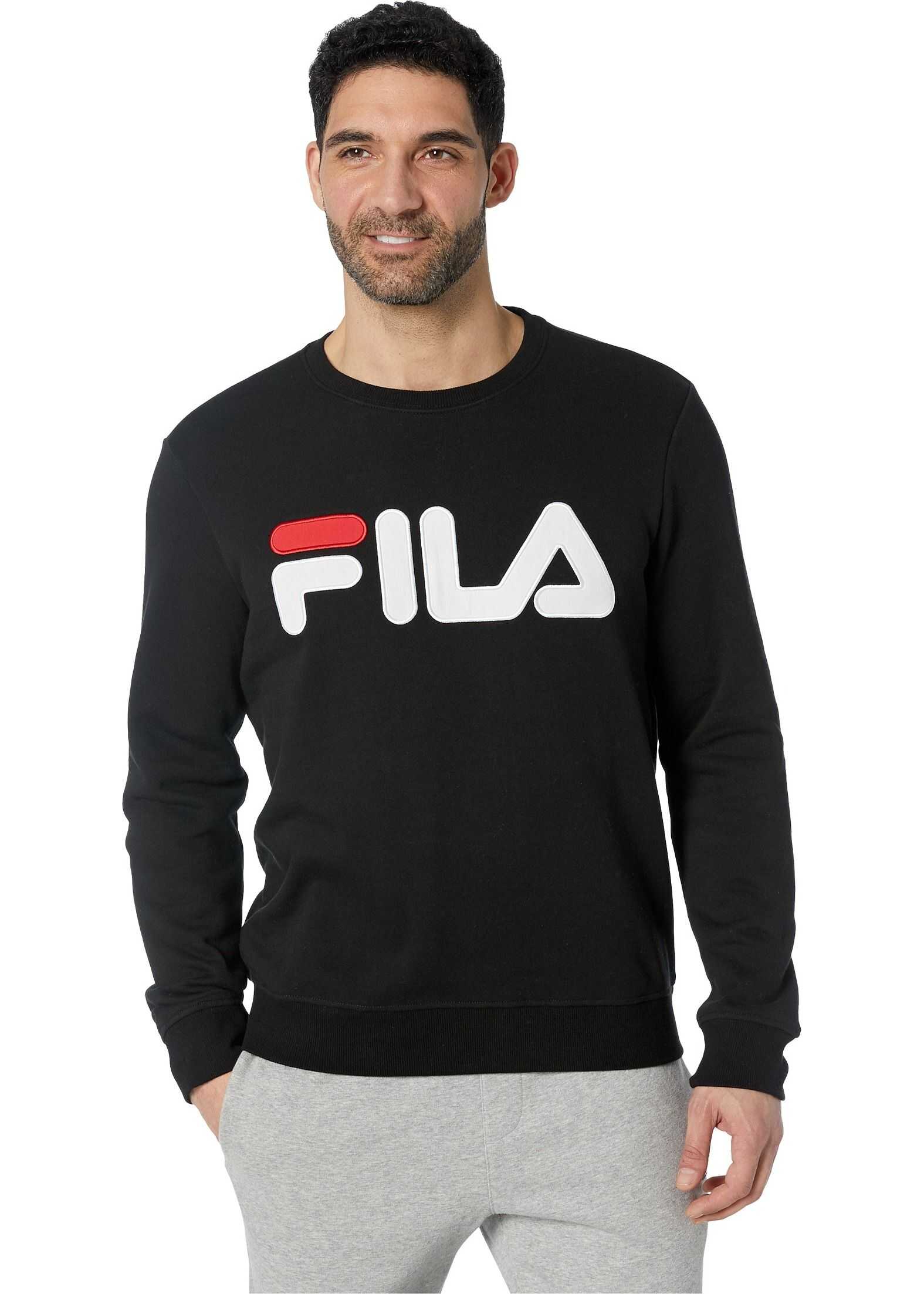 Fila Regola Sweatshirt Black/White/Chinese Red