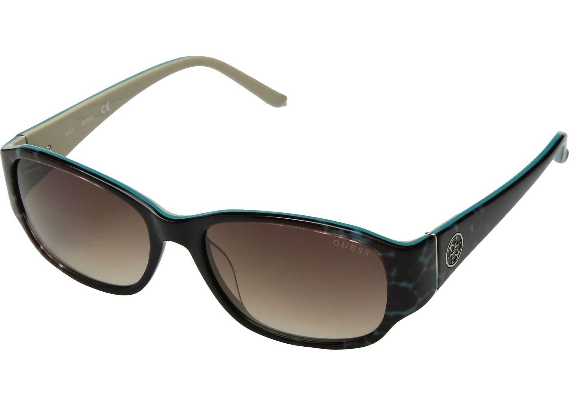 GUESS GU7436 Turquoise/Other/Gradient Brown