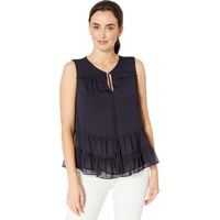 Bluze Tommy Hilfiger Ruffled Tie Neck Sleeveless Woven