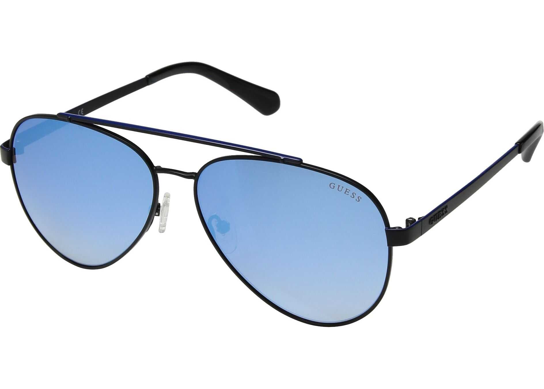 GUESS GU6918 Matte Black/Blue Mirror