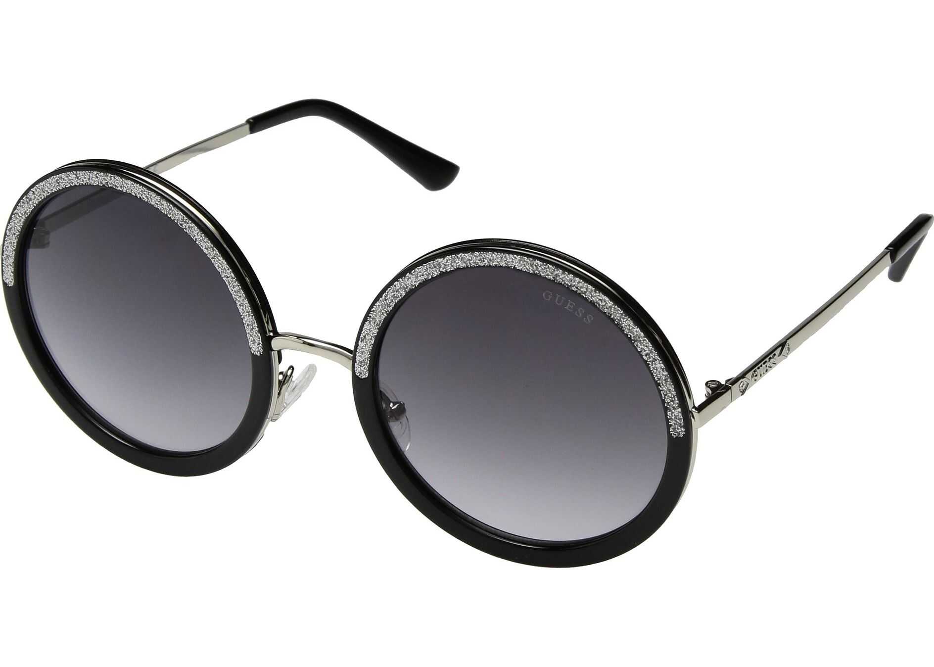 GUESS GF6059 Shiny Black with Silver/Smoke Gradient Lens