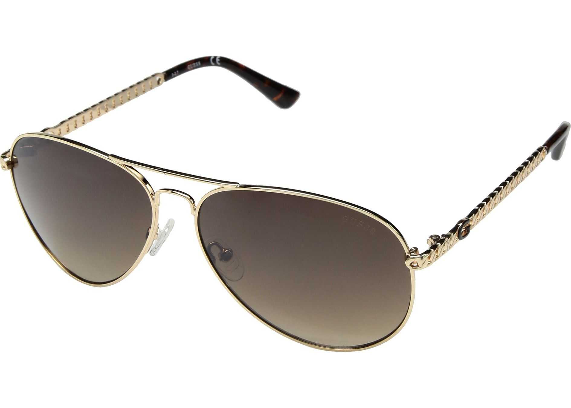 GUESS GF6034 Gold/Brown Gradient Lens