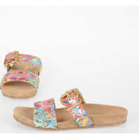 Sandale fara toc Brocade Fabric Sandals* Femei